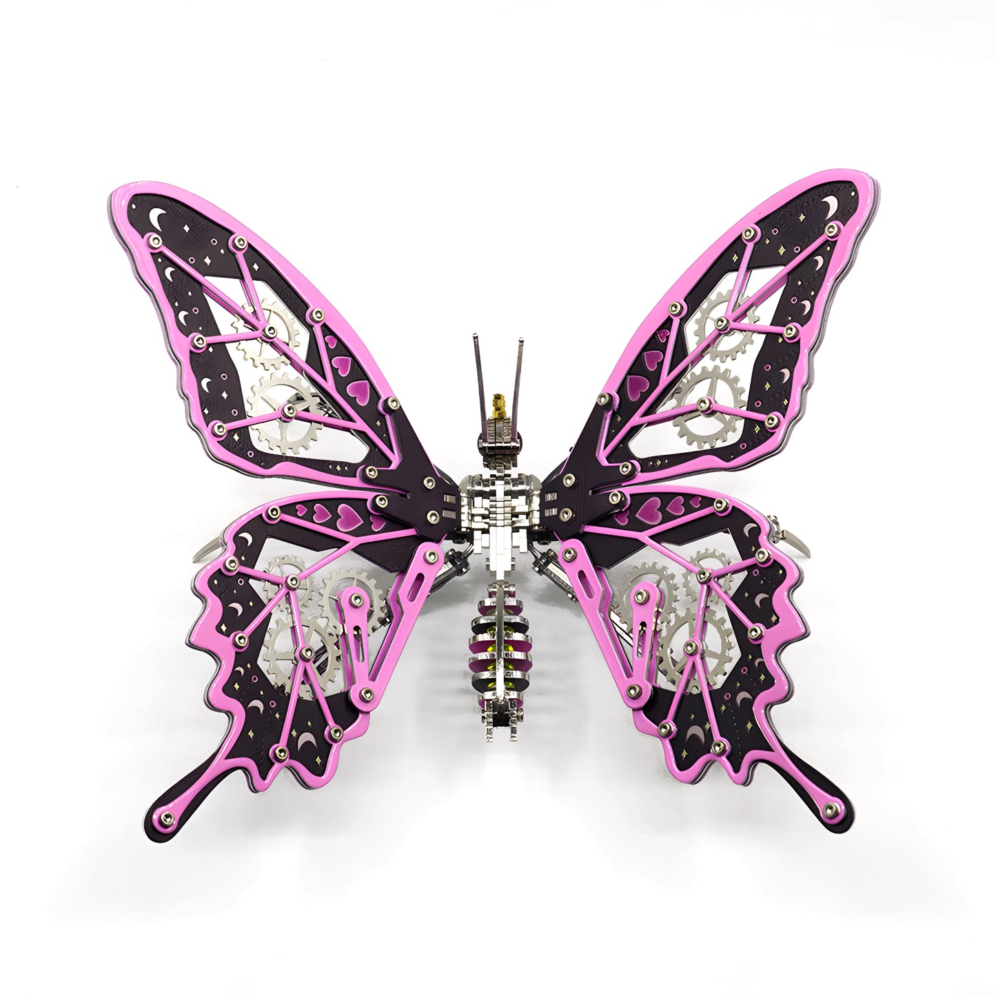 Prism Butterfly – Mechanical Metal Model Kit, DIY Assembly Collectible – 230 Pieces
