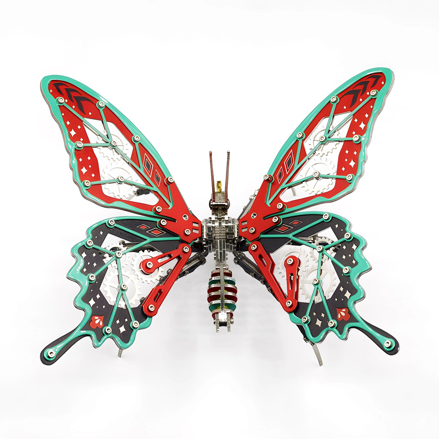 Prism Butterfly – Mechanical Metal Model Kit, DIY Assembly Collectible – 230 Pieces