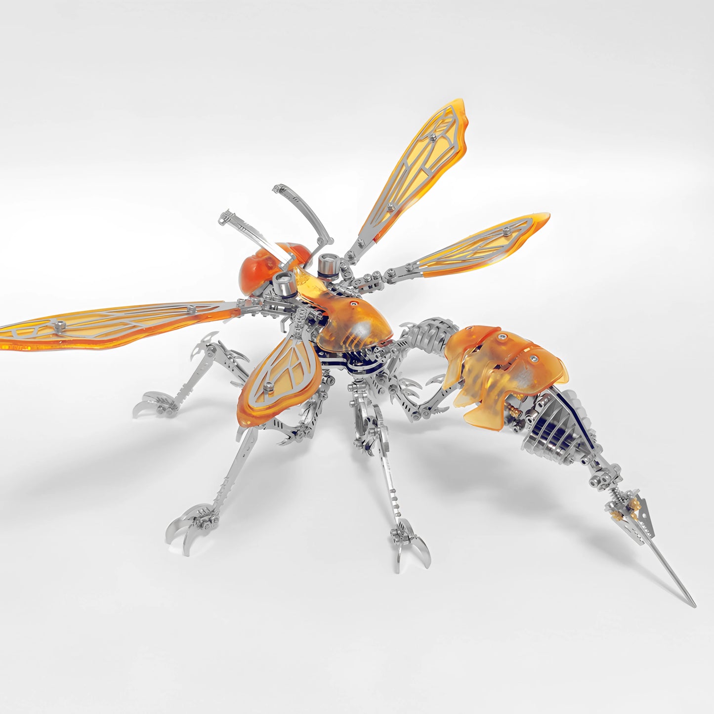 Tri-Armor Hornet 3-in-1 – Mechanical Metal Model Kit, DIY Assembly Collectible – 498 Pieces