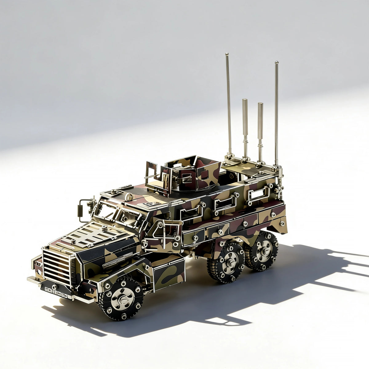 Cougar 6×6 MRAP – Camouflage 3D Metal Model Kit, DIY Assembly Collectible – 581 Pieces