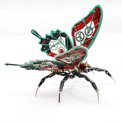 Prism Butterfly – Mechanical Metal Model Kit, DIY Assembly Collectible – 230 Pieces