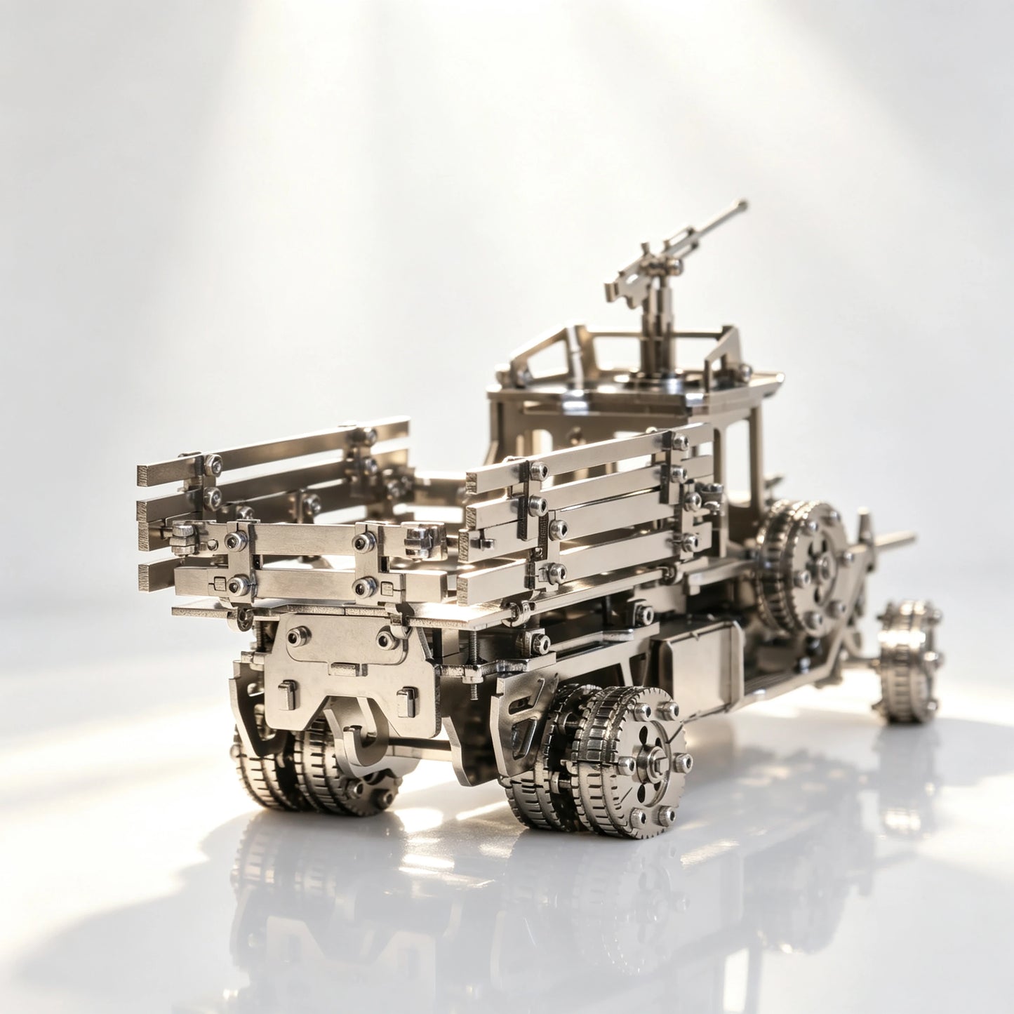 Iron Convoy – Mechanical Metal Model Kit, DIY Assembly Collectible – 556 Pieces