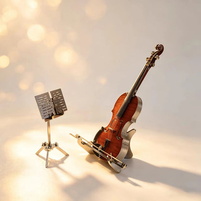 Violin Serenade – Musical 3D Metal Model Kit, DIY Assembly Collectible – 135 Pieces