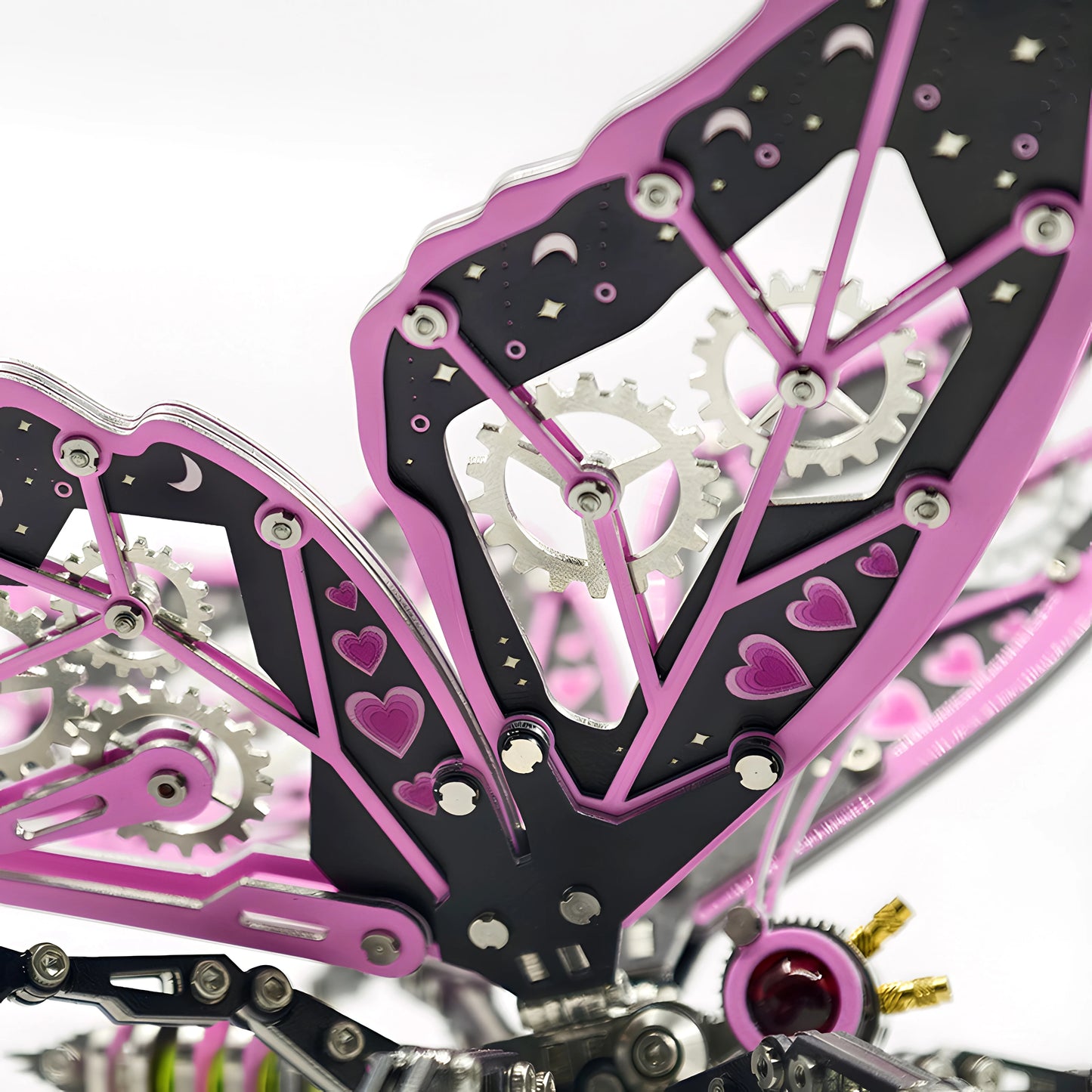 Prism Butterfly – Mechanical Metal Model Kit, DIY Assembly Collectible – 230 Pieces
