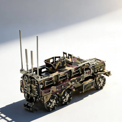 Cougar 6×6 MRAP – Camouflage 3D Metal Model Kit, DIY Assembly Collectible – 581 Pieces