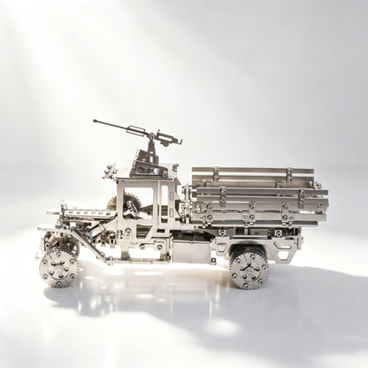Iron Convoy – Mechanical Metal Model Kit, DIY Assembly Collectible – 556 Pieces