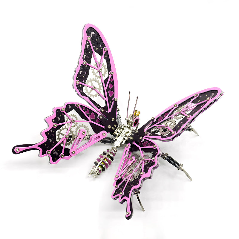 Prism Butterfly – Mechanical Metal Model Kit, DIY Assembly Collectible – 230 Pieces