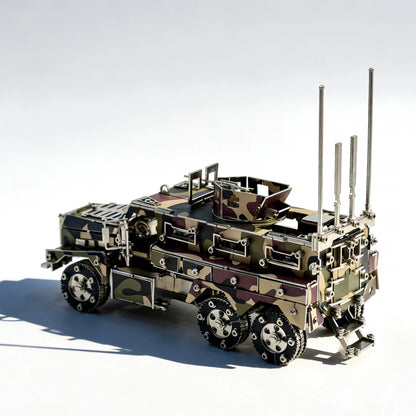 Cougar 6×6 MRAP – Camouflage 3D Metal Model Kit, DIY Assembly Collectible – 581 Pieces