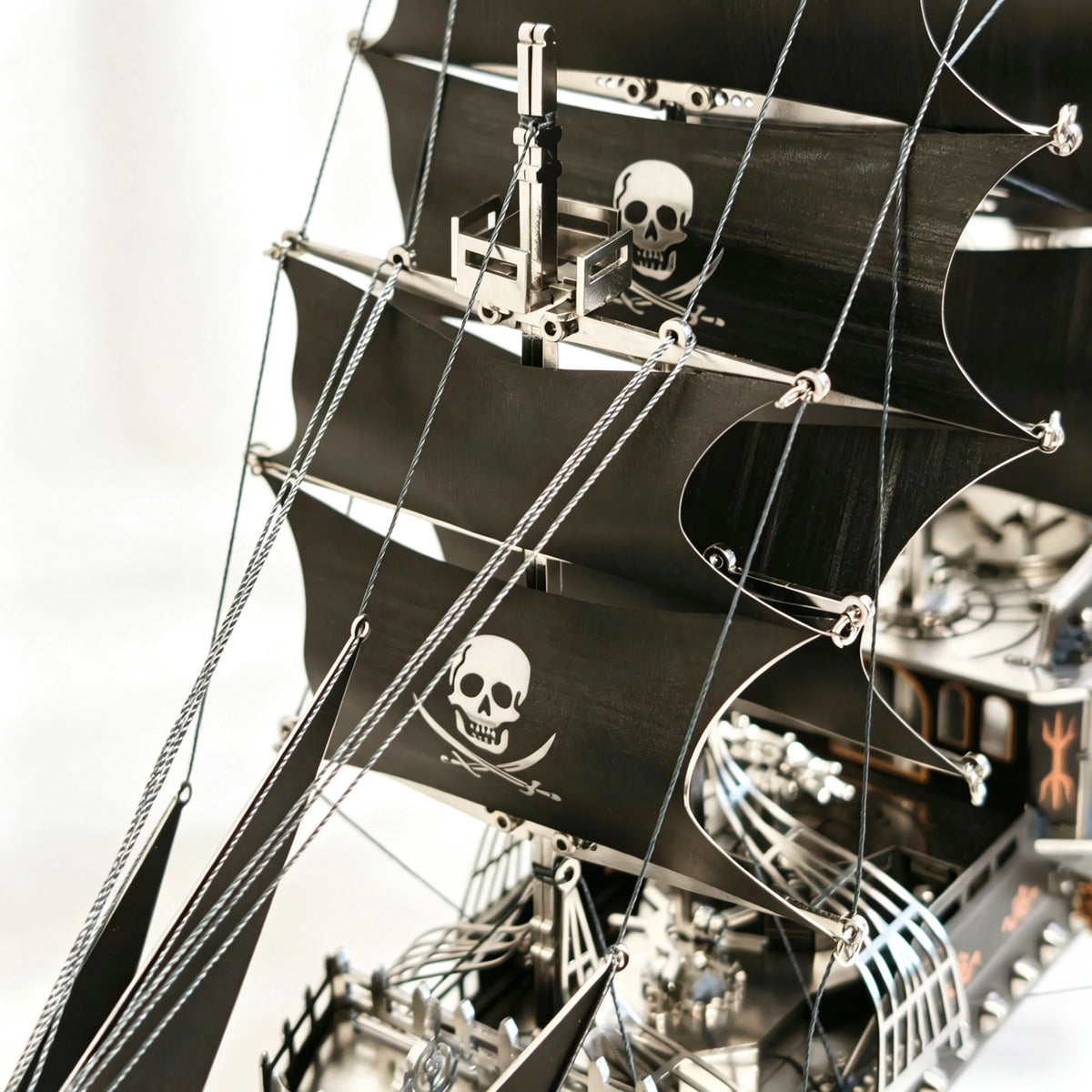 Pirate Ship – 3D Metal Model Kit, DIY Assembly Collectible – 420 Pieces