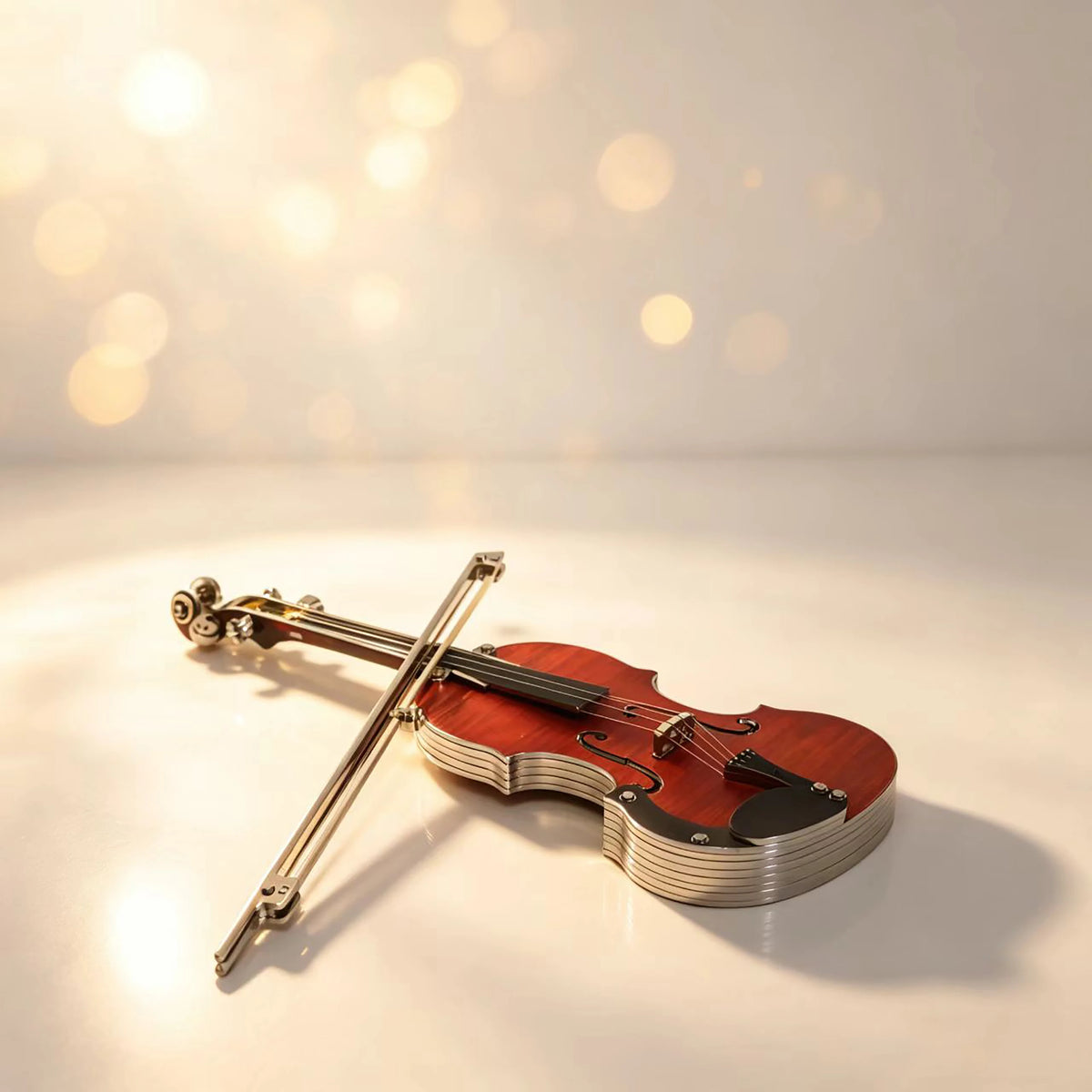 Violin Serenade – Musical 3D Metal Model Kit, DIY Assembly Collectible – 135 Pieces