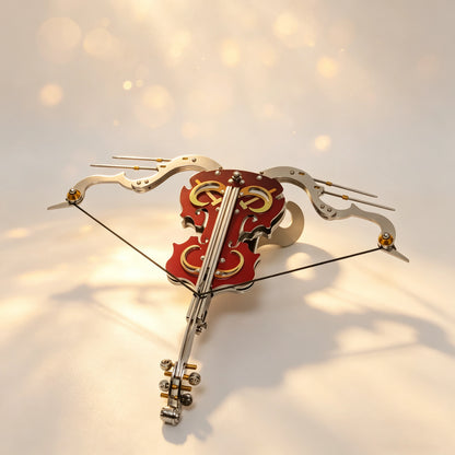 Violin Crossbow – 3D Metal Model Kit, DIY Assembly Collectible – 170 Pieces
