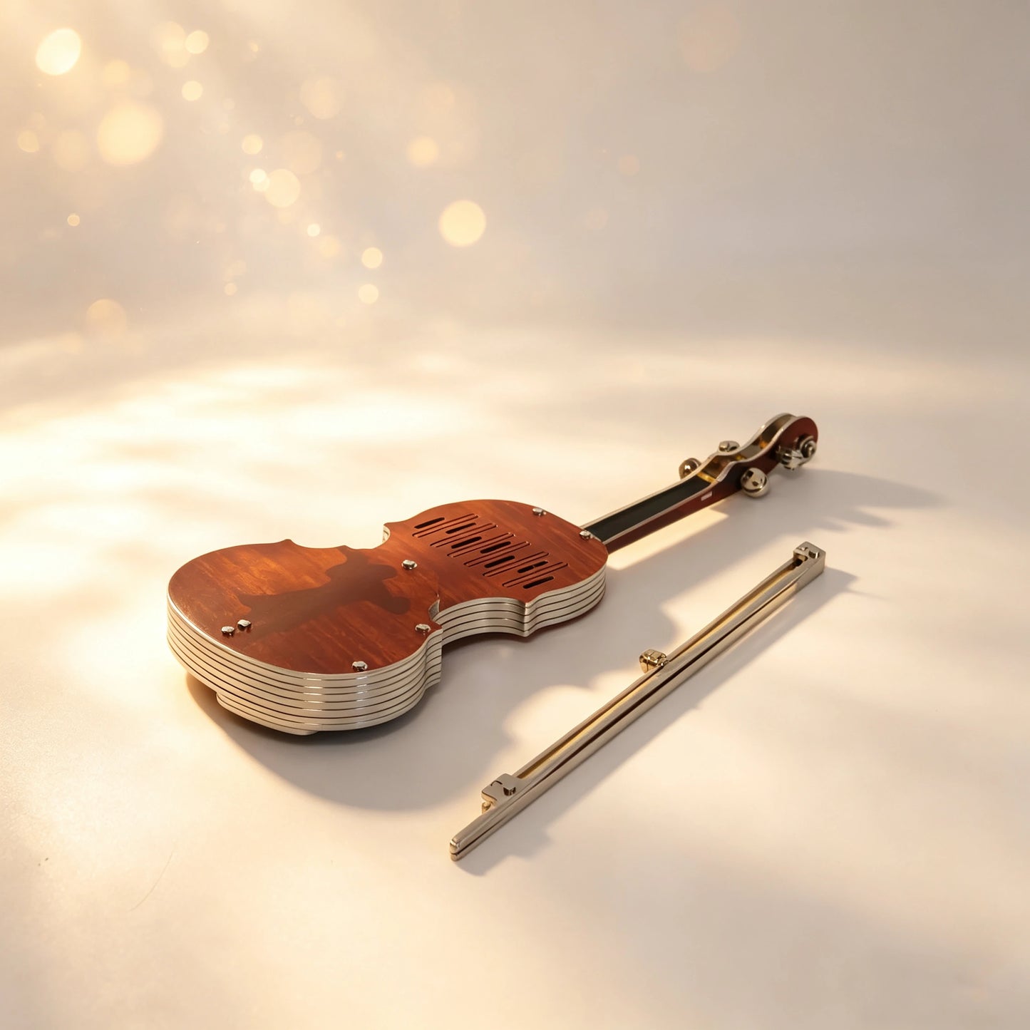 Violin Serenade – Musical 3D Metal Model Kit, DIY Assembly Collectible – 135 Pieces