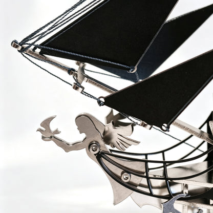 Pirate Ship – 3D Metal Model Kit, DIY Assembly Collectible – 420 Pieces