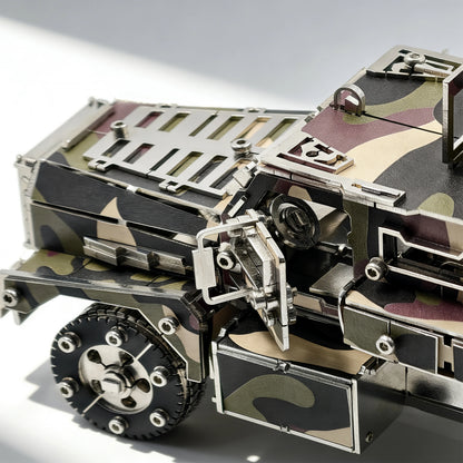 Cougar 6×6 MRAP – Camouflage 3D Metal Model Kit, DIY Assembly Collectible – 581 Pieces