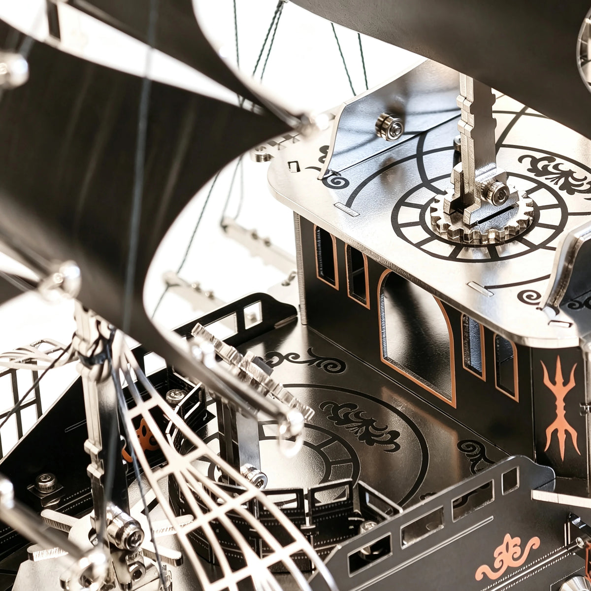 Pirate Ship – 3D Metal Model Kit, DIY Assembly Collectible – 420 Pieces