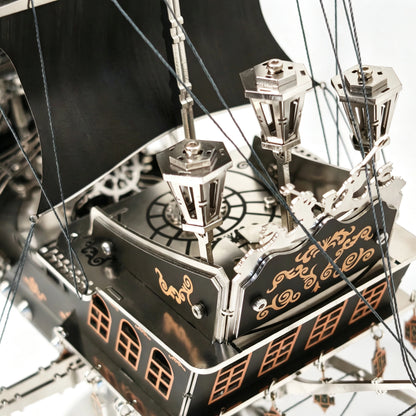 Pirate Ship – 3D Metal Model Kit, DIY Assembly Collectible – 420 Pieces