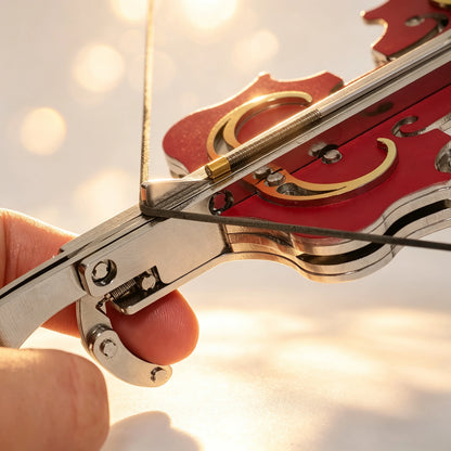 Violin Crossbow – 3D Metal Model Kit, DIY Assembly Collectible – 170 Pieces