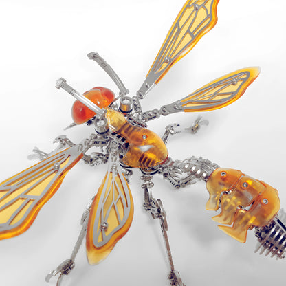 Tri-Armor Hornet 3-in-1 – Mechanical Metal Model Kit, DIY Assembly Collectible – 498 Pieces