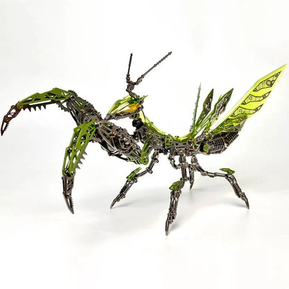 Praying Mantis King – Mechanical Metal Model Kit, DIY Assembly Collectible – 1109 Pieces