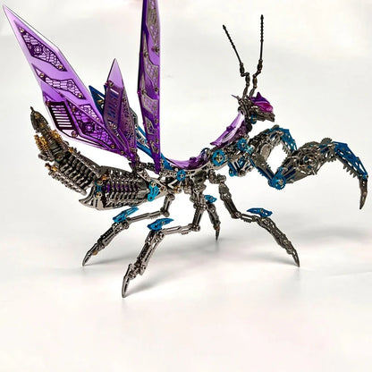 Praying Mantis King – Mechanical Metal Model Kit, DIY Assembly Collectible – 1109 Pieces