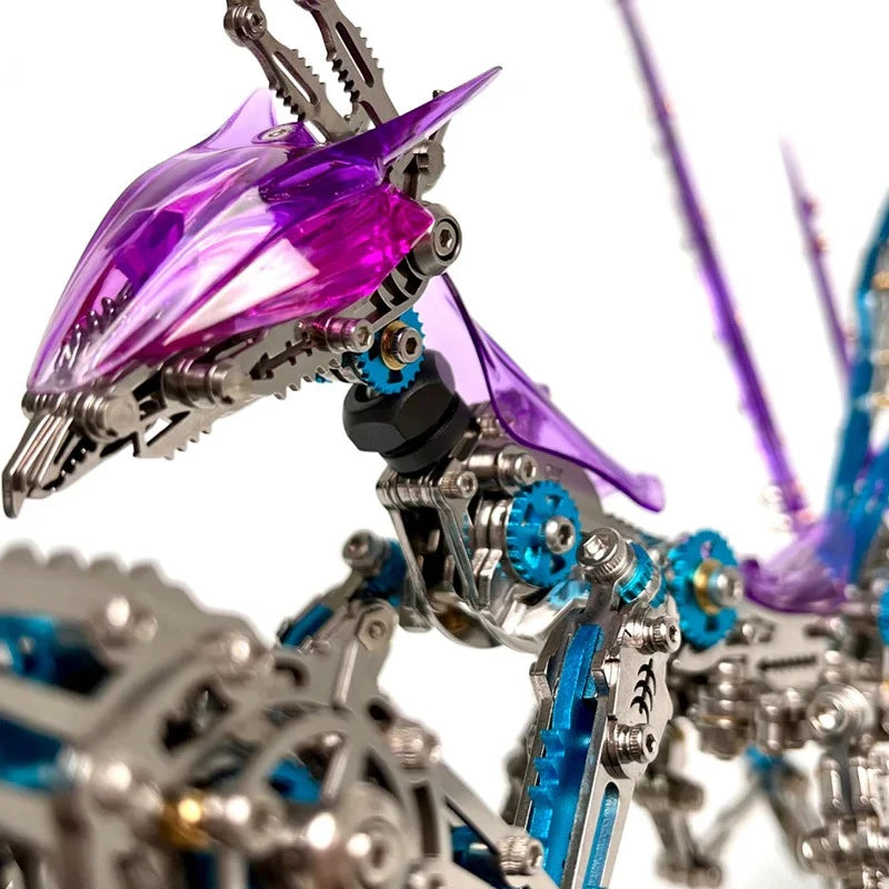 Praying Mantis King – Mechanical Metal Model Kit, DIY Assembly Collectible – 1109 Pieces