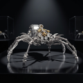 Spider King 3D Metal Puzzle Model Kit – 510 Pieces DIY Mechanical Assembly Toy