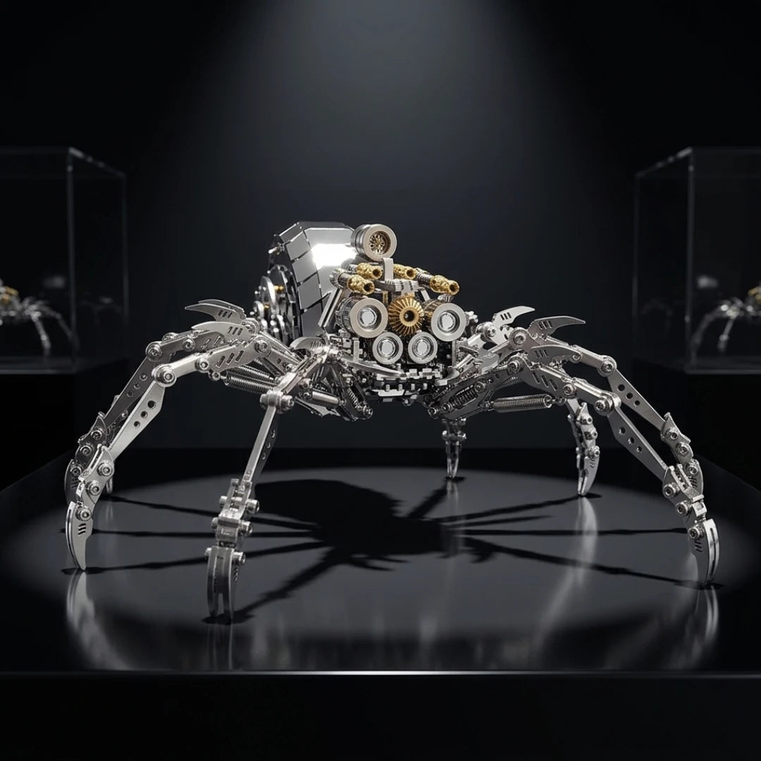 Spider King – Mechanical Metal Model Kit, DIY Assembly Collectible – 510 Pieces