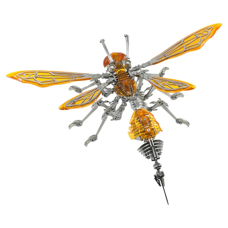 Tri-Armor Hornet 3-in-1 – Mechanical Metal Model Kit, DIY Assembly Collectible – 498 Pieces