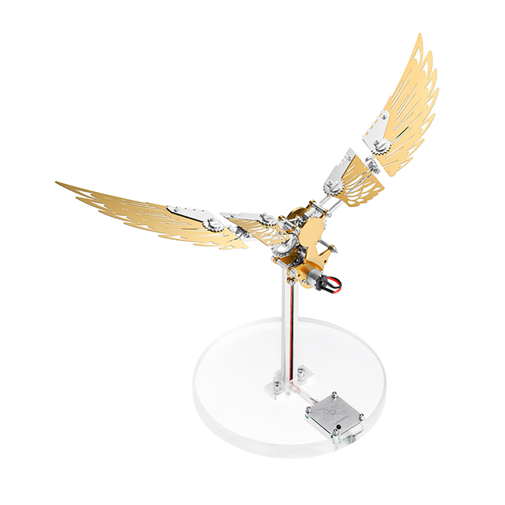 Inferno Wing – Mechanical Ornithopter Metal Model Kit, DIY Assembly Collectible – 124 Pieces