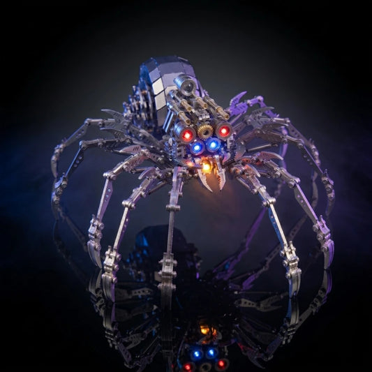 Spider King – Maquette métallique mécanique, kit à monter soi-même de collection – 500 pièces