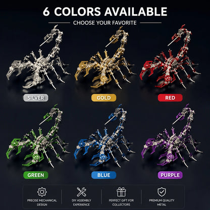 Phantom Scorpion – Mechanical Metal Model Kit, DIY Assembly Collectible – 454 Pieces