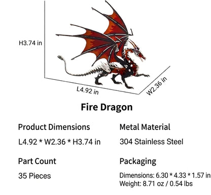 Elemental Dragon – Metal 3D Puzzle Model Kit