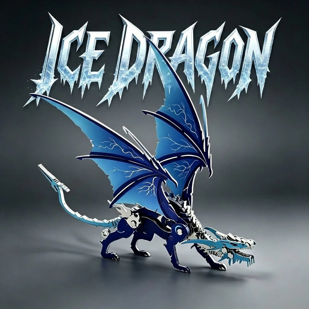Elemental Dragon – Metal 3D Puzzle Model Kit