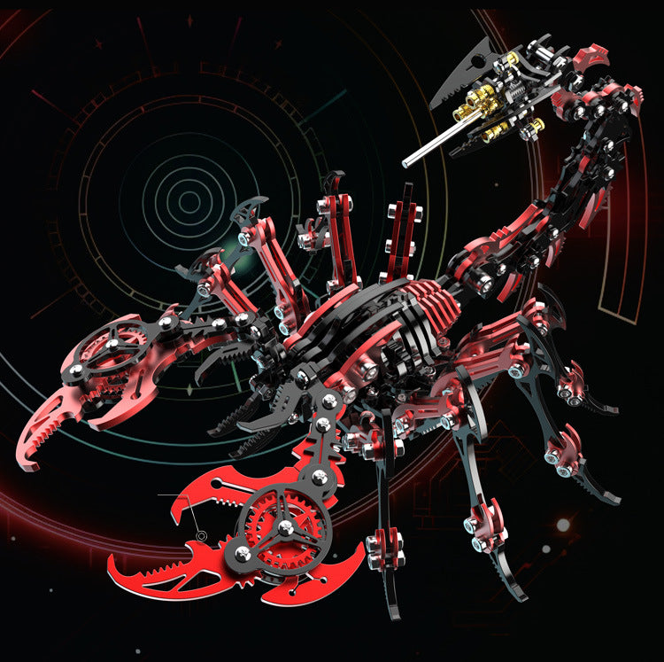 Inferno Scorpion – Mechanical Metal Model Kit, DIY Assembly Collectible – 454 Pieces