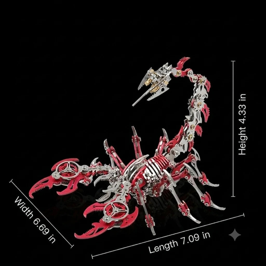Phantom Scorpion – Mechanical Metal Model Kit, DIY Assembly Collectible – 454 Pieces