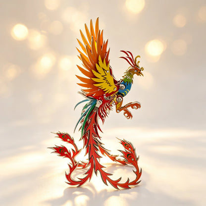 Phoenix Plus – 3D Metal Model Kit, DIY Assembly Collectible – 110 Pieces
