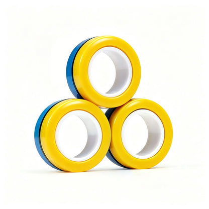 Magnetic Fidget Rings – Fun Stress Relief Toy for Kids & Adults