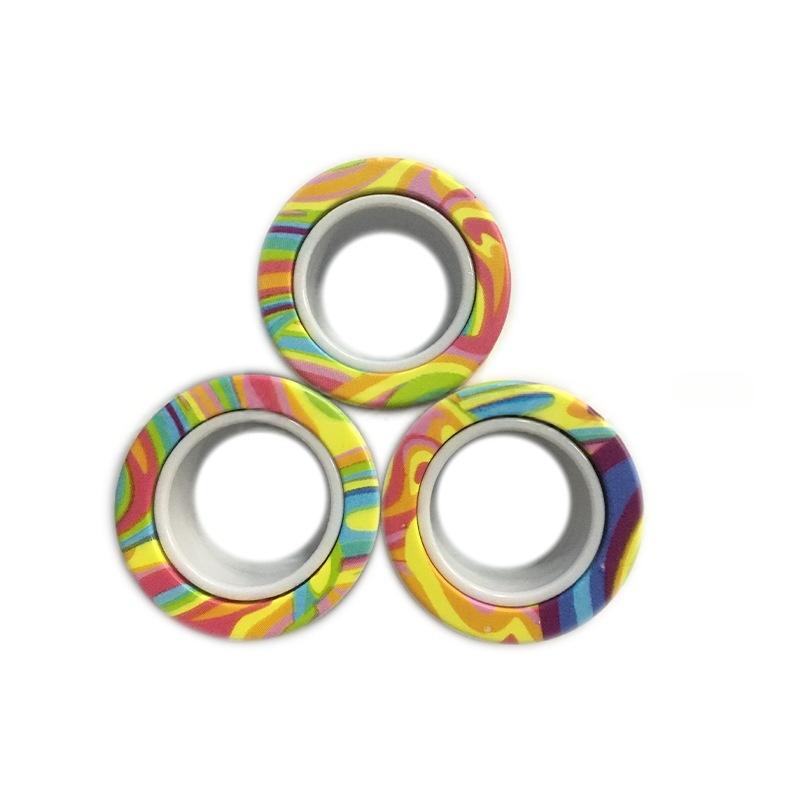 Magnetic Fidget Rings – Fun Stress Relief Toy for Kids & Adults