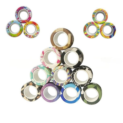 Magnetic Fidget Rings – Fun Stress Relief Toy for Kids & Adults