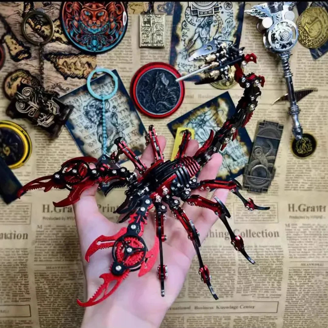 Inferno Skorpion – Mechanischer Metallmodellbausatz, DIY-Sammlerstück zum Zusammenbauen – 454 Teile