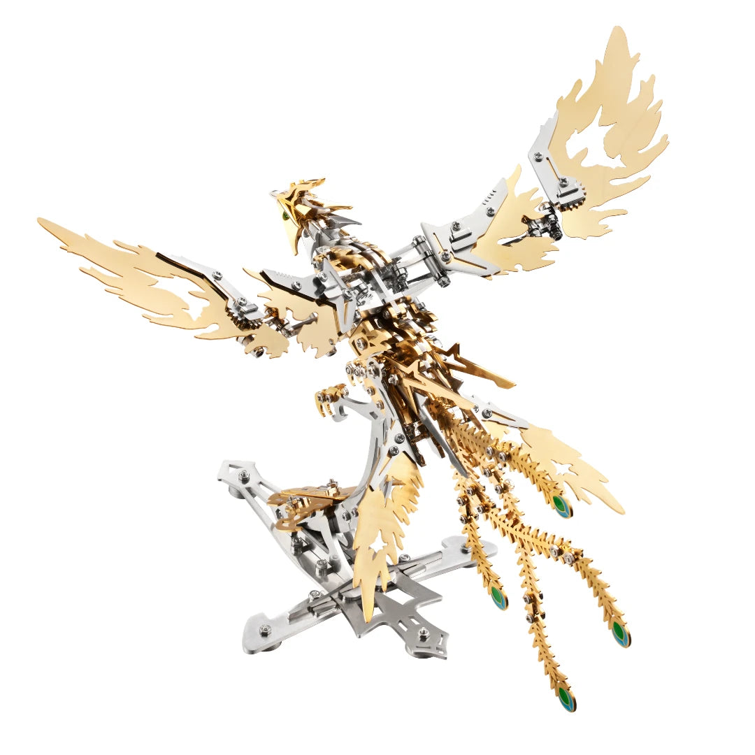 Mechanical Phoenix – Mechanical Metal Model Kit, DIY Assembly Collectible – 358 Pieces