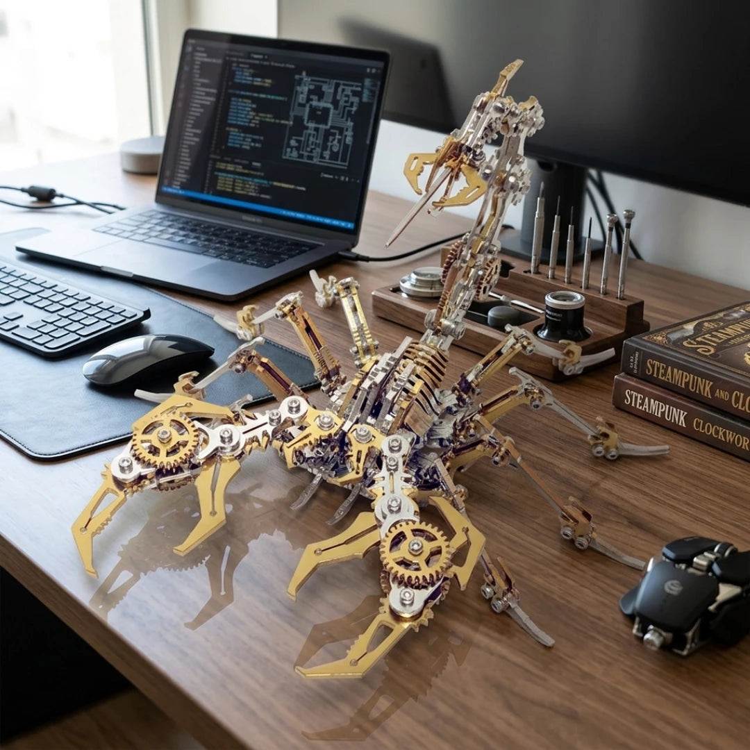 Phantom Scorpion – Mechanical Metal Model Kit, DIY Assembly Collectible – 454 Pieces