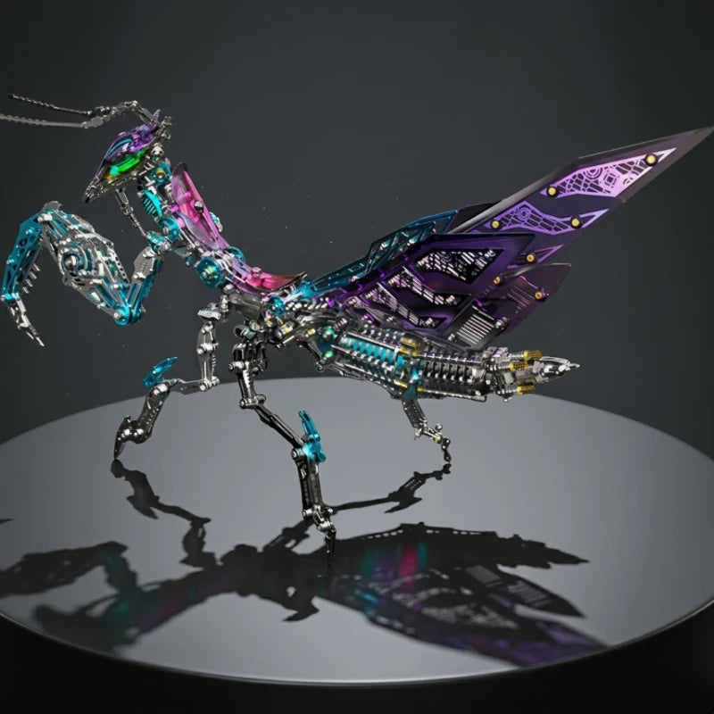 Praying Mantis King – Mechanical Metal Model Kit, DIY Assembly Collectible – 1109 Pieces