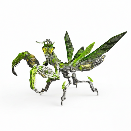 Mantis King – Mechanical Metal Model Kit, DIY Assembly Collectible – 1109 Pieces