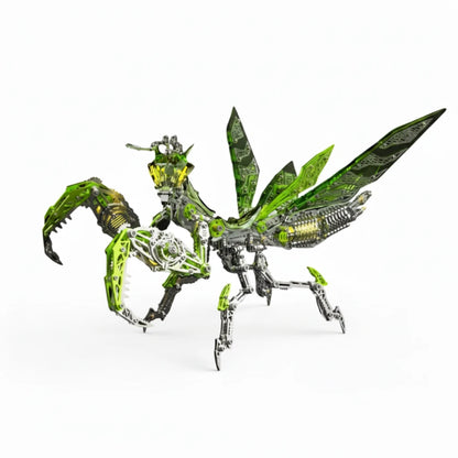 Praying Mantis King – Mechanical Metal Model Kit, DIY Assembly Collectible – 1109 Pieces