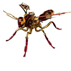 Hornet King – Mechanical Metal Model Kit, DIY Assembly Collectible – 314 Pieces