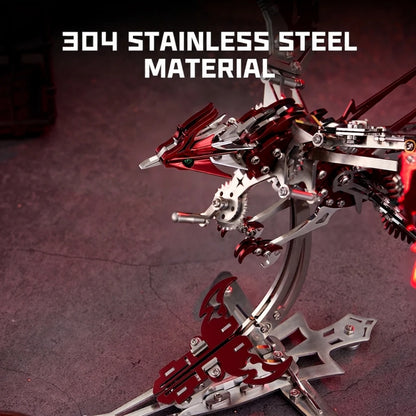 Mechanical Phoenix – Mechanical Metal Model Kit, DIY Assembly Collectible – 358 Pieces