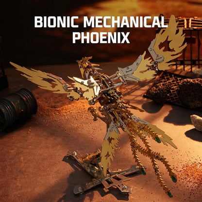 Mechanical Phoenix – Mechanical Metal Model Kit, DIY Assembly Collectible – 358 Pieces