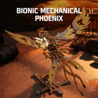 Mechanical Phoenix – Mechanical Metal Model Kit, DIY Assembly Collectible – 358 Pieces
