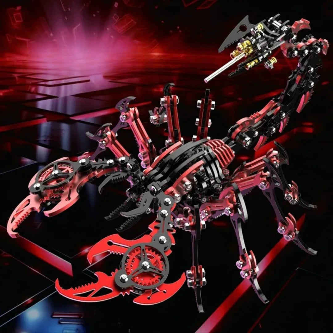 Inferno Skorpion – Mechanischer Metallmodellbausatz, DIY-Sammlerstück zum Zusammenbauen – 454 Teile